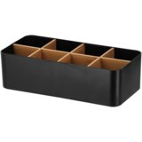 Tendance organizator pravokutni 8 pregrada, Plast/bambus crna | shoptok.hr