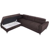 MID.YOU KOTNA SEDEŽNA GARNITURA, velur temno rjava | Shoptok.si