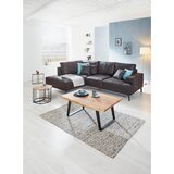 Ambia Home klubska miza, črna, barve akacije | Shoptok.si