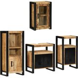  Set namještaja za kupaonicu 4 kom. Smeđa 55 x 35 x 60 cm | shoptok.hr