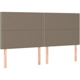 Krevet box spring s madracem LED smeđesivi 200x200 cm tkanina | Eponuda.ba