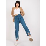 RUE PARIS Trousers jeans-RO-SP-PNT-4005.69-dark blue | Shoptok.si