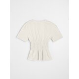Sinsay Nabrana pamučna bluza | shoptok.hr