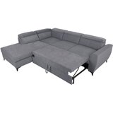 MID.YOU KOTNA SEDEŽNA GARNITURA, velur temno siva | Shoptok.si