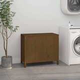 vidaXL Kutija za rublje boja meda 88,5 x 44 x 76 cm masivna borovina | shoptok.hr