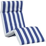  Zložljiv ležalnik modro-bel 175x54x8,5 cm oksfordsko blago, (5000296534) | Shoptok.si
