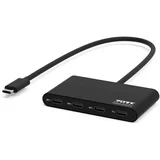 900147 interface hub USB Type-C 5000 Mbit /s Black