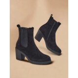 Resti Eco-suede women's ankle boots on a block heel Bregianka | Shoptok.si