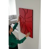 WALLXPERT Magma Crvena Dekorativna Slika u Ramovima od MDF-a | Eponuda.com