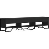 TV ormarić crni 180x34x41 cm od konstruiranog drva | shoptok.hr