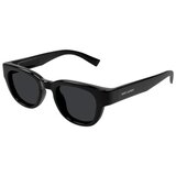Saint Laurent SL675 001 ONE SIZE (46) Črna/Siva | Shoptok.si