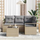  Set sofe 5 pcs Bež poliratan | Eponuda.com
