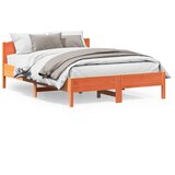 Furnova Posteljni okvir brez vzmetnice vošč. rjav 150x200 cm borovina, (21933889) | Shoptok.si
