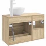  Set namještaja za kupaonicu 2 pcs Hrast sonoma | shoptok.hr