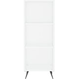  Visoka komoda bijeli 34,5x34x180 cm od konstruiranog drva | shoptok.hr