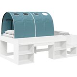  Krevet s tunelom 3 pcs Bijela i svjetloplava Konstruirano drvo | shoptok.hr