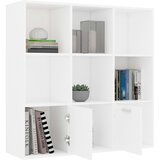  za knjige bijeli 98 x 30 x 98 cm od konstruiranog drva | shoptok.hr