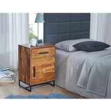 MID.YOU MAJHNA NOČNA OMARICA, masivno indijski rožni les barve indijskega rožnega lesa | Shoptok.si
