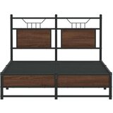  Posteljni okvir brez vzmetnice hrast 120x190 cm inženirski les, (21829244) | Shoptok.si