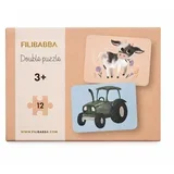 Double Puzzle 12 kom Farma