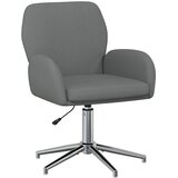 vidaXL vrtljiva pisarniška stol 54 x 58 x 90 cm Temno siva Blago, (5000302265) | Shoptok.si