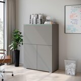 P & B PISALNIK leseni material siva | Shoptok.si