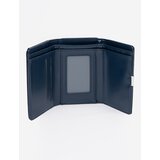 Shelvt Women's wallet navy blue faux leather | shoptok.hr
