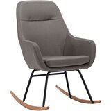 The Living Store Gugalni stol svetlo sivo blago - Gugalni Stol, (21420589) | Shoptok.si