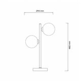  talia 26 stona lampa 2*G9 crna/bakar | ePonuda.com