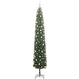 vidaXL Umestno božično drevo Zelena 270 cm PVC in Jeklo in Plastika | Shoptok.si