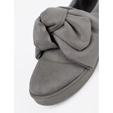 SEASTAR Grey slip-on sneakers with bow | Shoptok.si