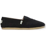 Espadrile Gum Classic W - Combi Linen Black Črna
