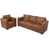  2-dijelni set sofa od umjetne brušene kože | shoptok.hr