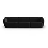 Milo Casa Crna baršunasti sofa 266 cm Paolo – Cijene