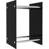 Furnova Stojalo za drva črno 40x35x60 cm steklo, (21912647) | Shoptok.si