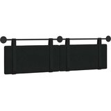  Držeće uzglavlje Zidne Jednobojno Crna 170 x 55 x 5 cm tkanina - Crna 160 cm bez LED svjetla | shoptok.hr