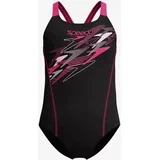 Kupaći kostim 1-delni MEDLEY LOGO MEDALIST 1PC BLK/PNK