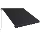 Tenda na ručno uvlačenje s LED svjetlima 350 x 250 cm antracit | Eponuda.com