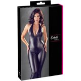 Cottelli Party - dekoltirani sjajni kombinezon (crni) - L | shoptok.hr