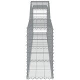  Lučne gabionske košare 5 kom 400x30x60/80 cm pocinčano željezo | shoptok.hr