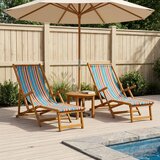  Sklopiva ležaljka za sunčanje 2 pcs 3 Pozicija Šareni - Šareni 2 | shoptok.hr