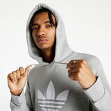 Adidas Sweatshirt adidas Trefoil Hoody Medium Grey Heather/ White XL | Shoptok.si