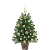  Umjetno božićno drvce s 150 LED svjetlima Zelena 75 cm PE i PVC Slike