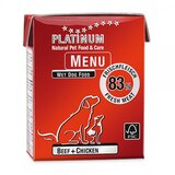 Platinum menu govedina i piletina 375g Cene