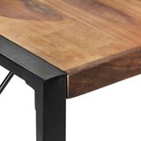 vidaXL Jedilna miza 140x140x75 cm trden les s finišem iz palisandra | Shoptok.si