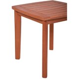 Garden Pleasure Smeđa drvena stolica za ljuljanje sa stolom Sinaloa - | shoptok.hr