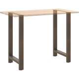  Noge za barski stol Prirodni čelik 2 kom 60 x (100-101) cm Čelik | shoptok.hr