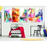  Slika - Rainbow Watercolours (5 Parts) Narrow 200x80 | shoptok.hr