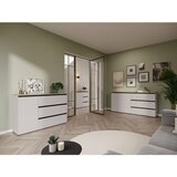 Germania Sivo-bež/v svetli naravni barvi komoda 90x91x41 cm Cormano – | Shoptok.si