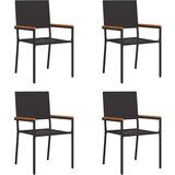 vidaXL Vanjske Stolice 4 pcs Krem, smeđa | shoptok.hr